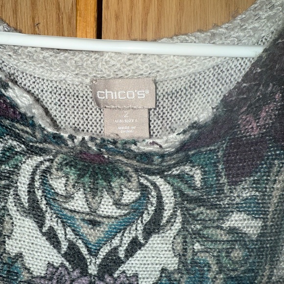 Vintage Chico's Multicolor Knit Sweater - Picture 2 of 3